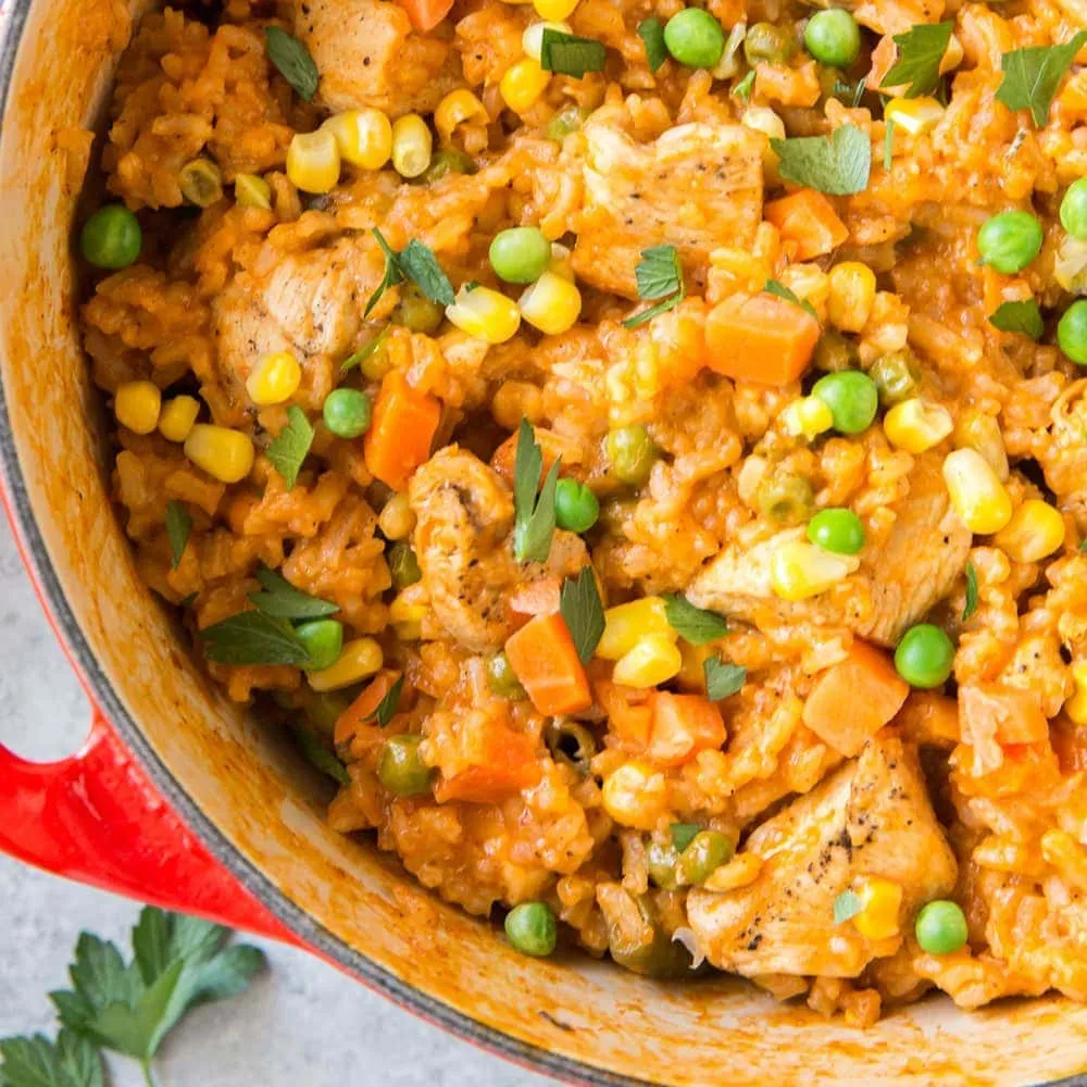 One Pot Mexican Chicken and Rice