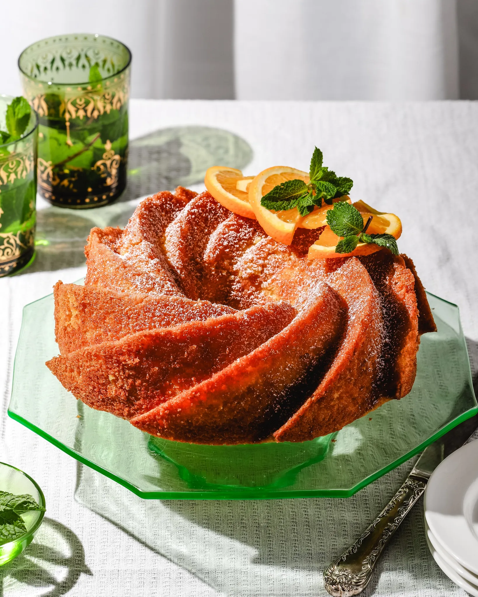 Orange Cardamom Cake