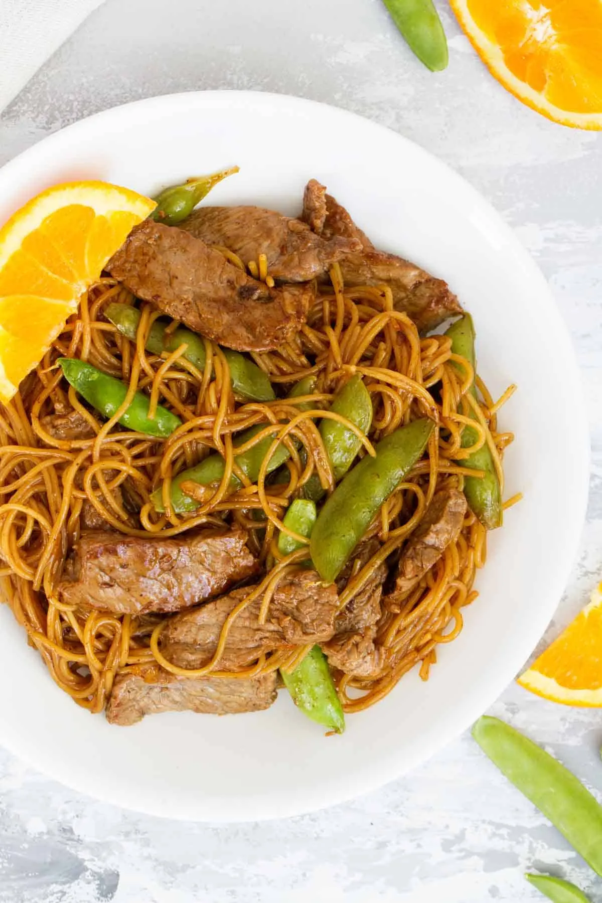 Orange Teriyaki Beef with Noodles