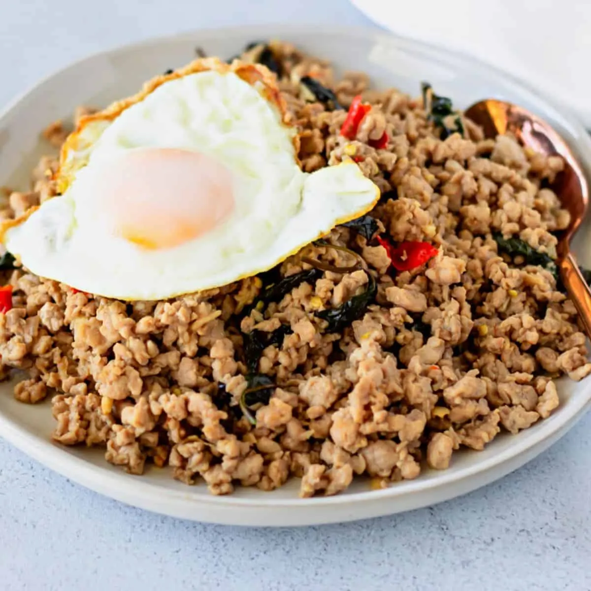 Pad Kra Pao Moo- Spicy Thai Basil Pork Recipe