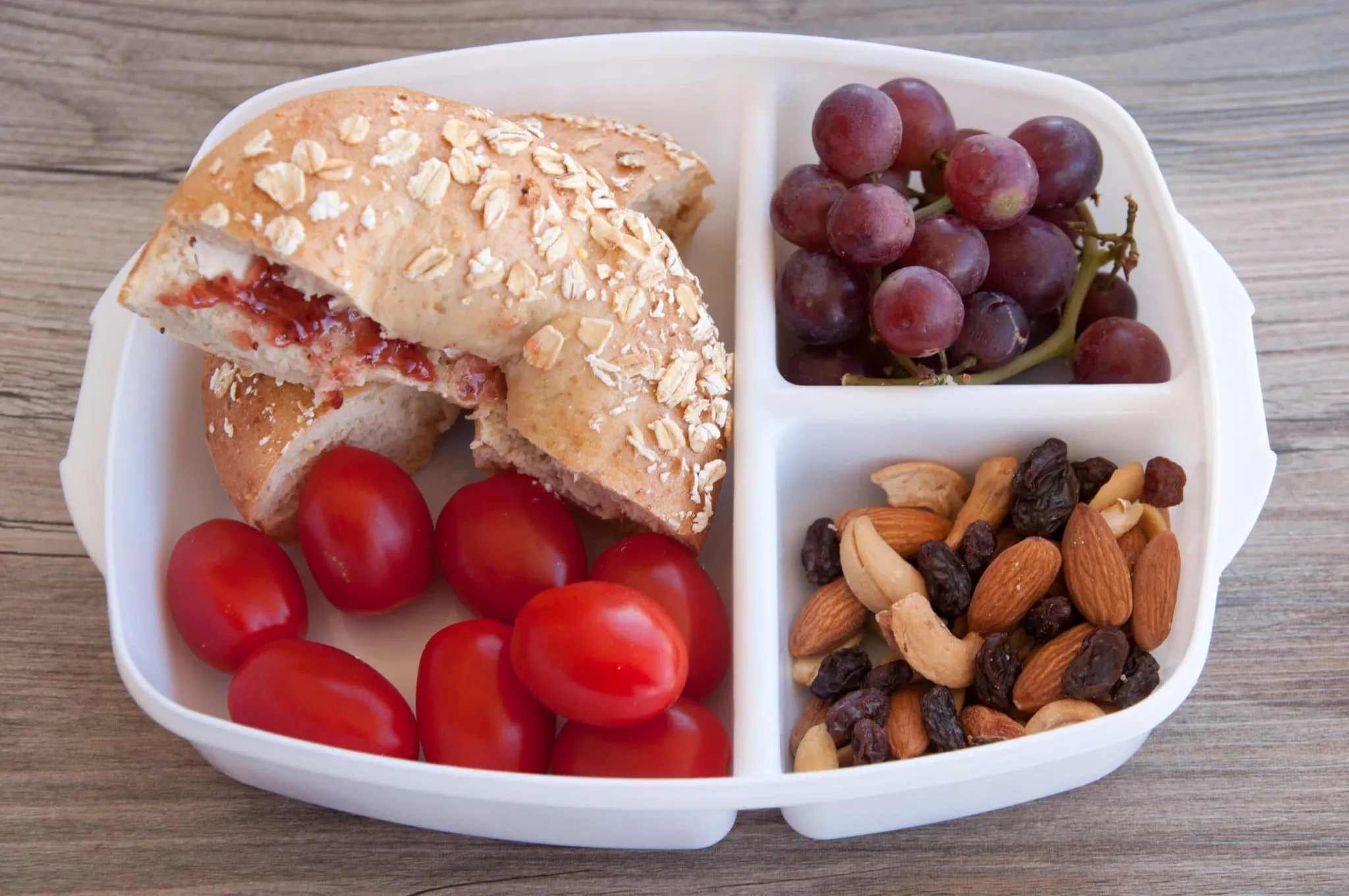 Bagel & Cream Cheese with Jam