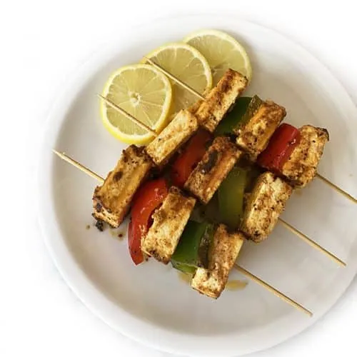 Paneer Tikka Shashlik