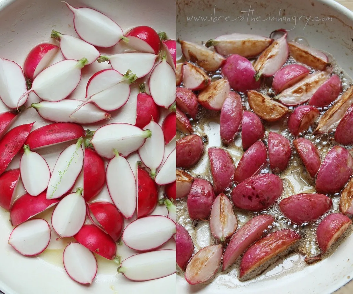 Pan Roasted Radishes