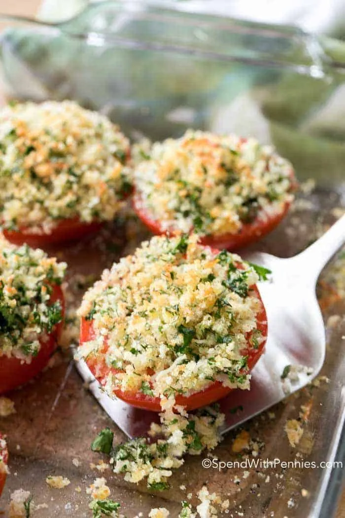 Parmesan Oven Baked Tomatoes