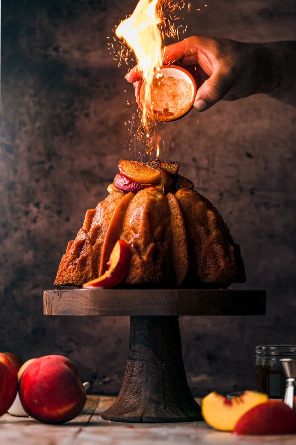 Peach Cobbler Pound Cake