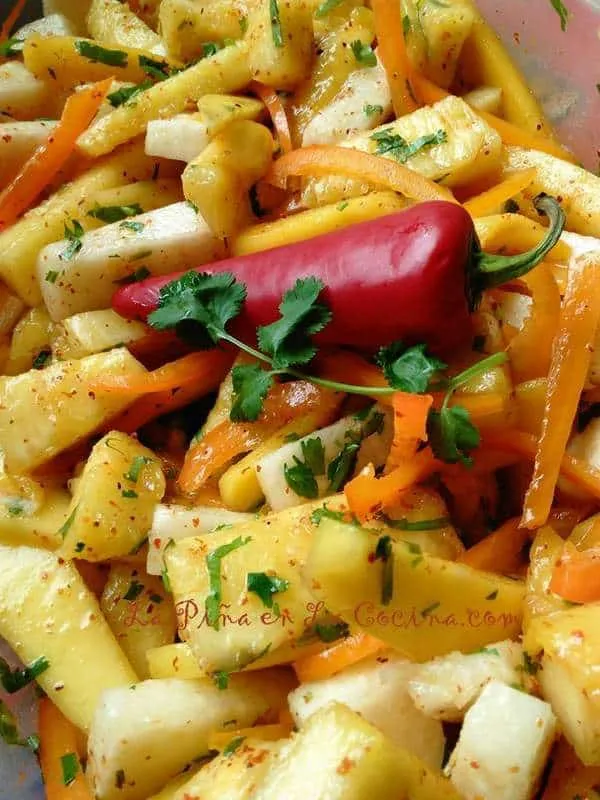 Pineapple, Mango and Jicama Salad