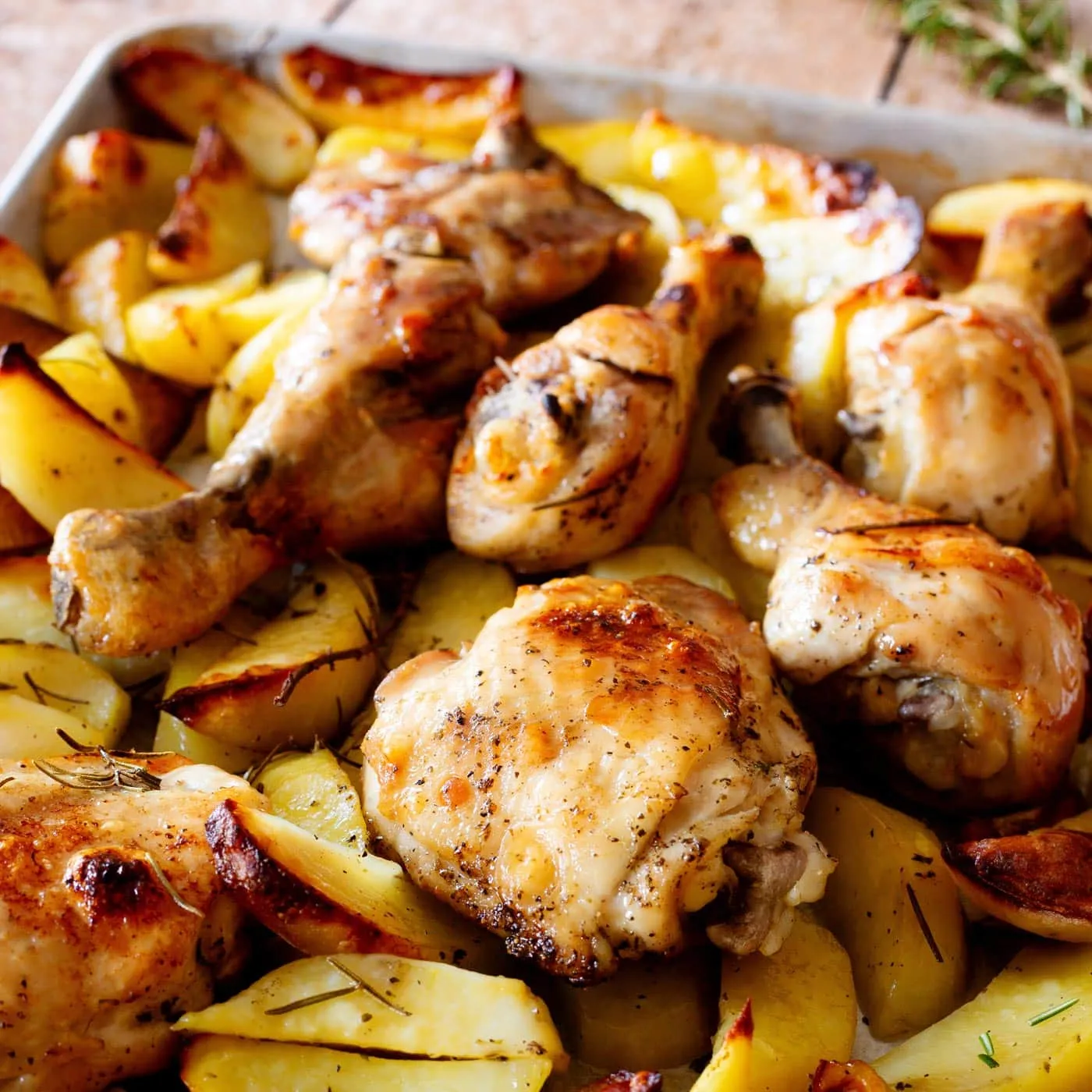 Pollo Al Forno Con Patate