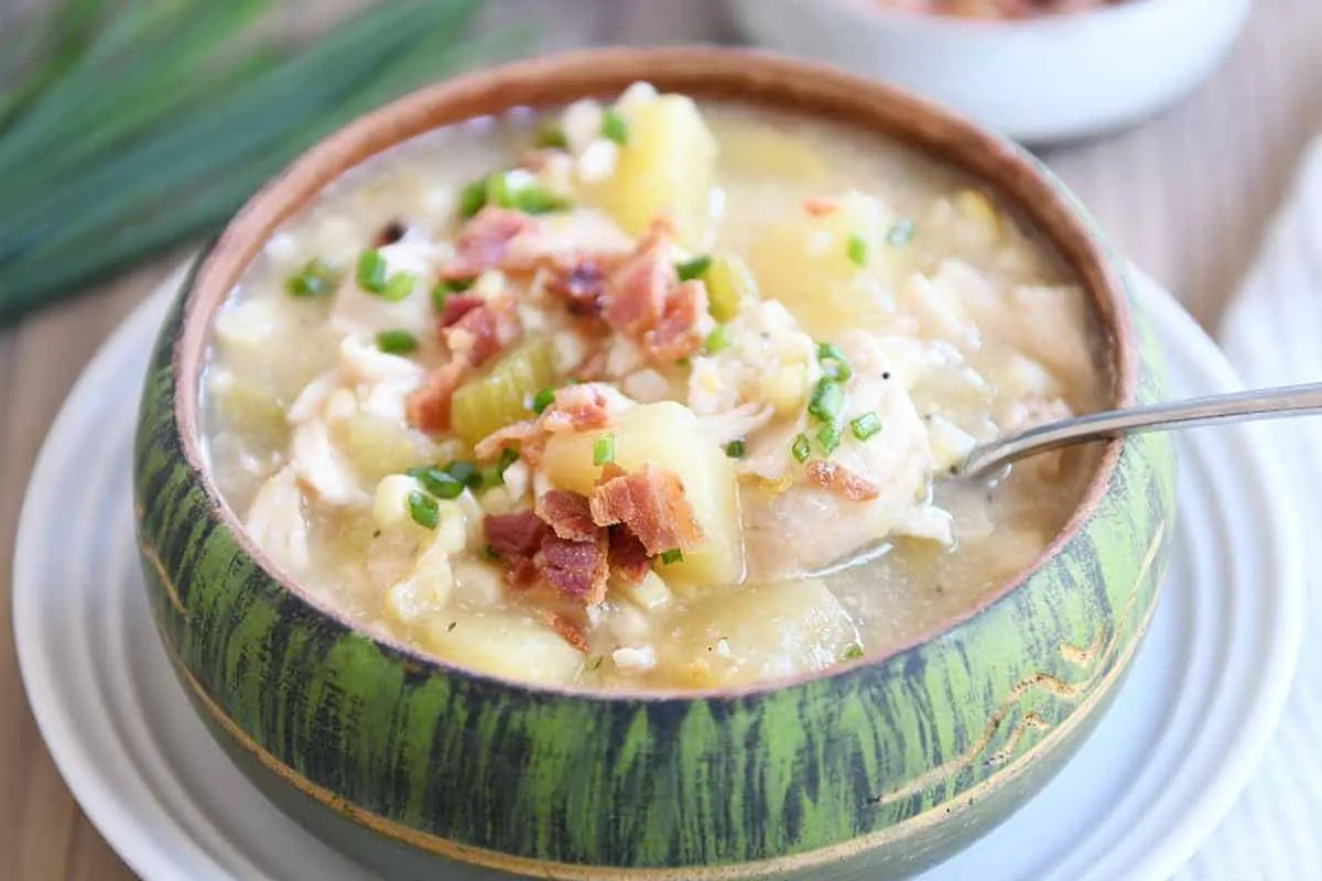 Pressure Cooker Chicken Corn Chowder