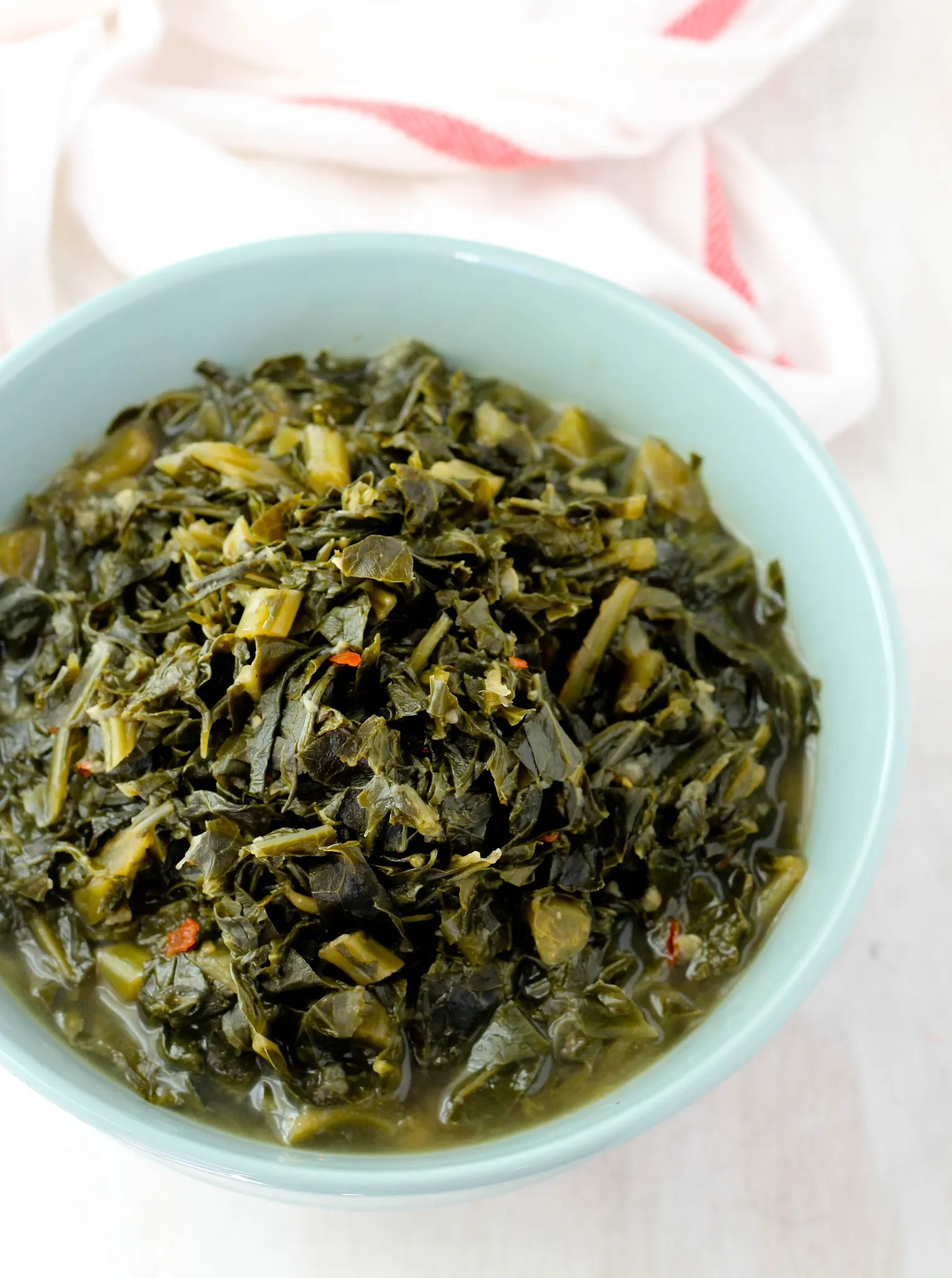 Pressure Cooker Collard Greens