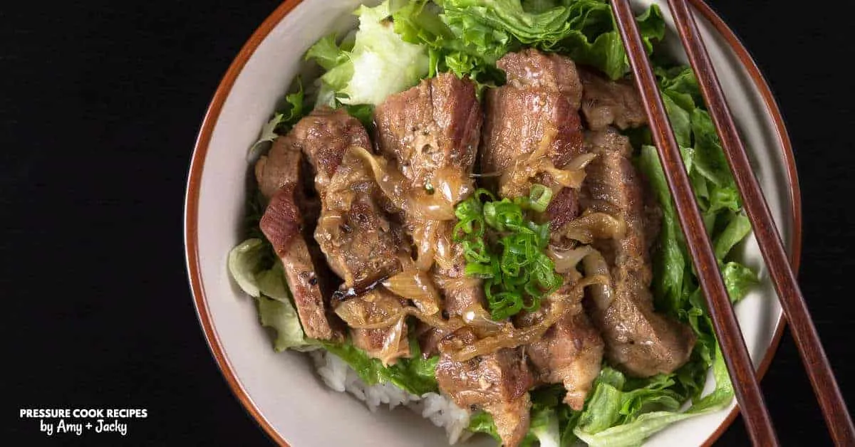 Pressure Cooker Ginger Pork Shogayaki