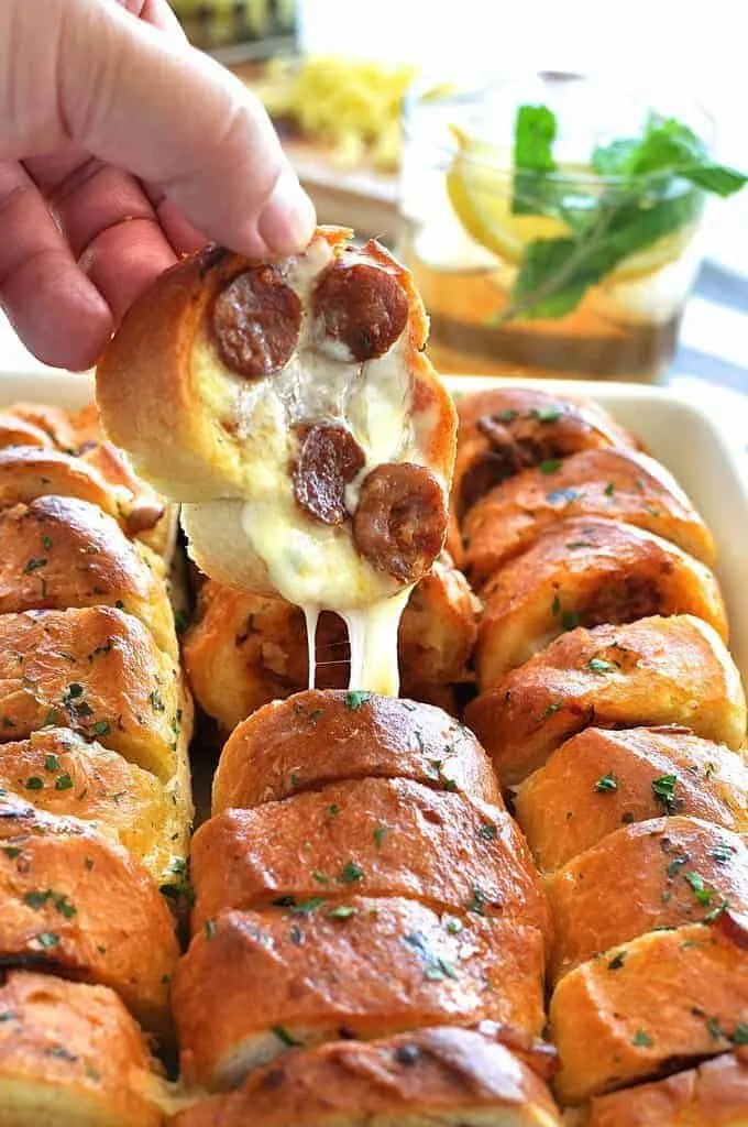 Pull Apart Pizza Bread