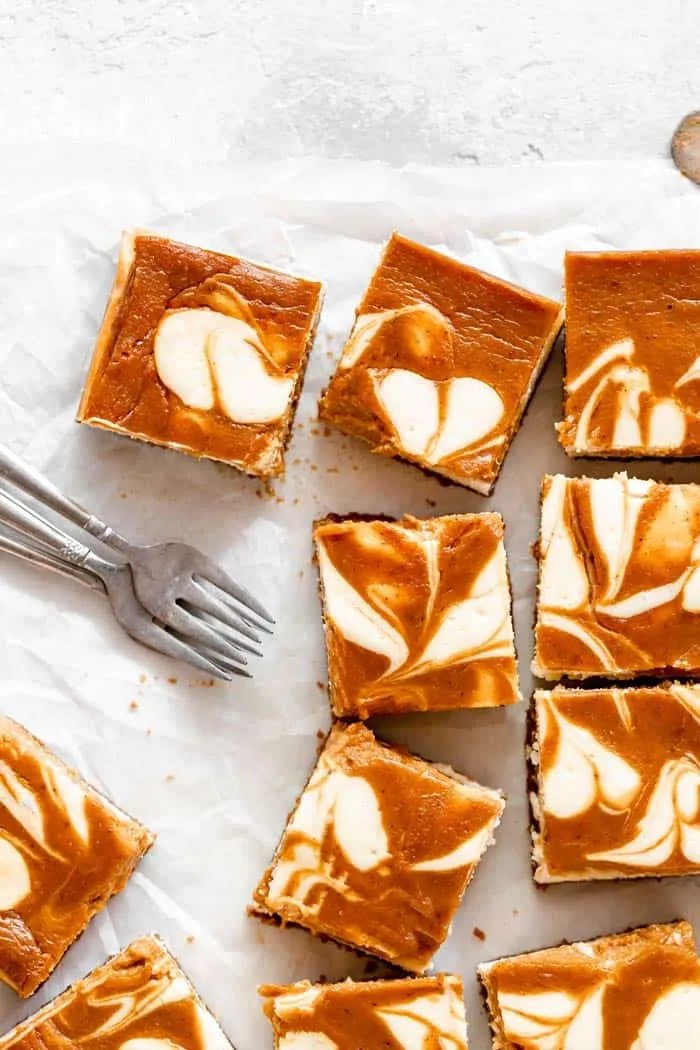 Pumpkin Cheesecake Bars Recipe