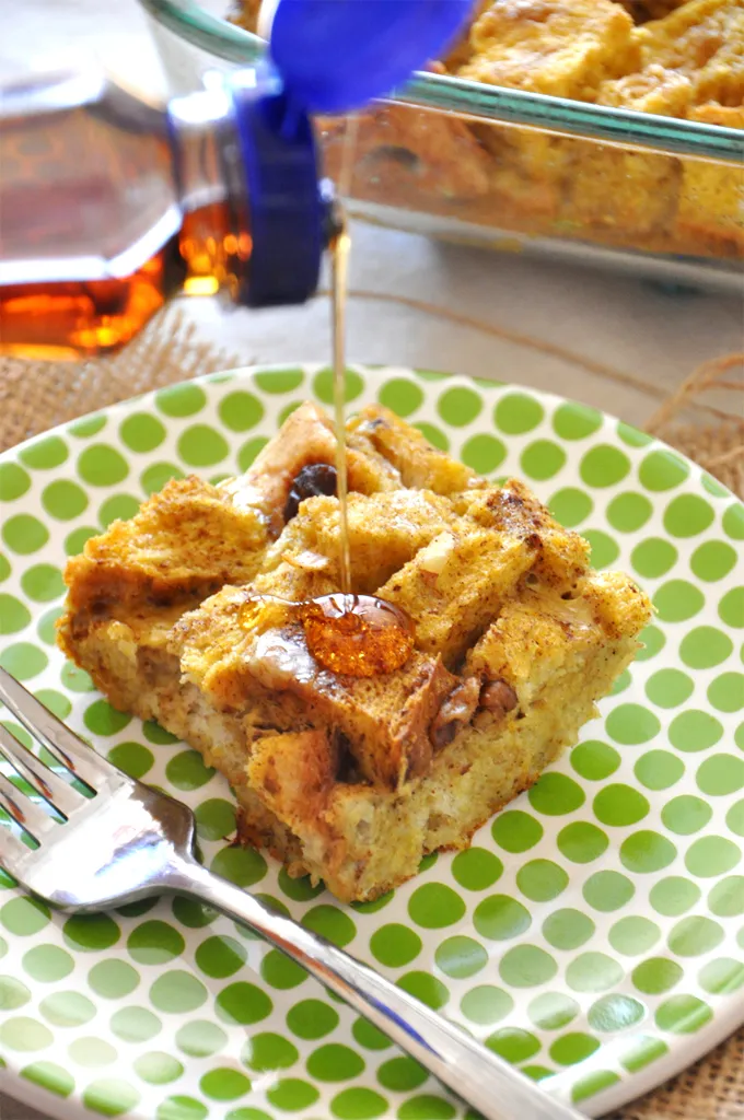 Pumpkin French Toast Bake