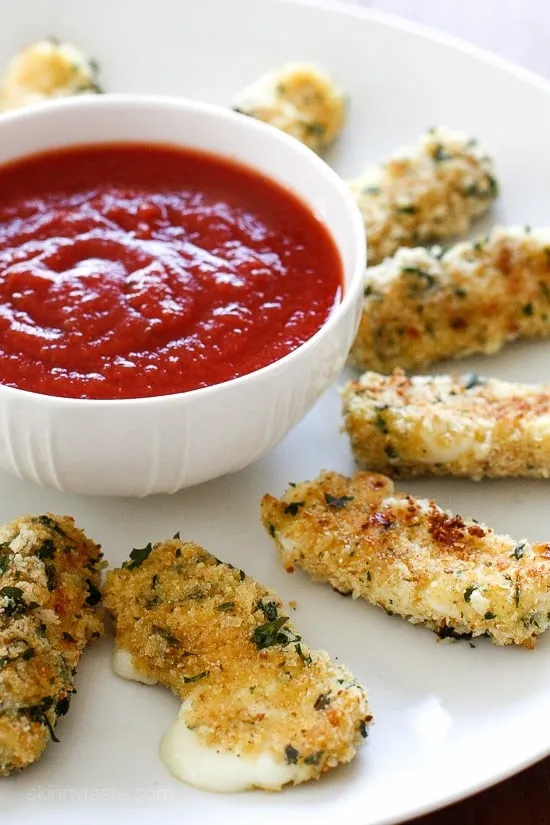 Baked Mozzarella Sticks
