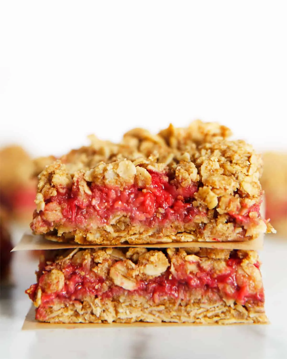 Raspberry Oat Breakfast Bars
