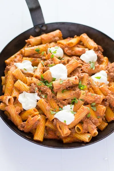 Ricotta Pasta with Beef
