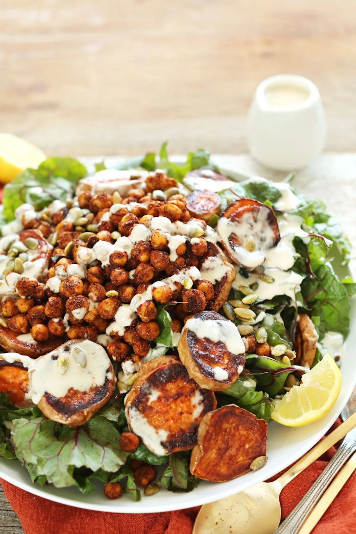 Roasted Sweet Potato & Chickpea Salad