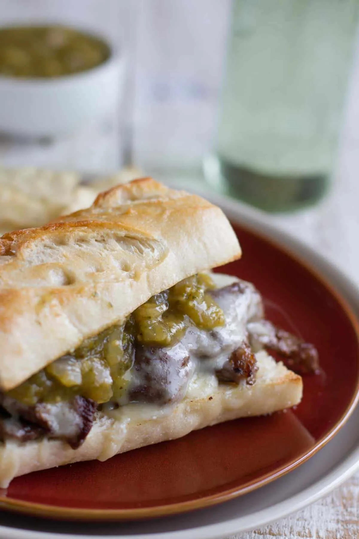 Salsa Verde Steak Sandwiches