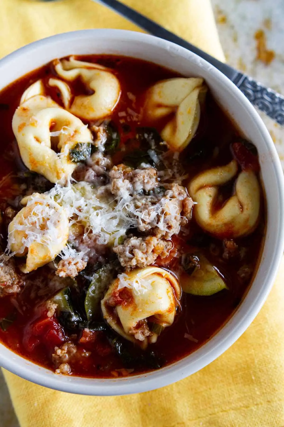 Sausage Tortellini Soup