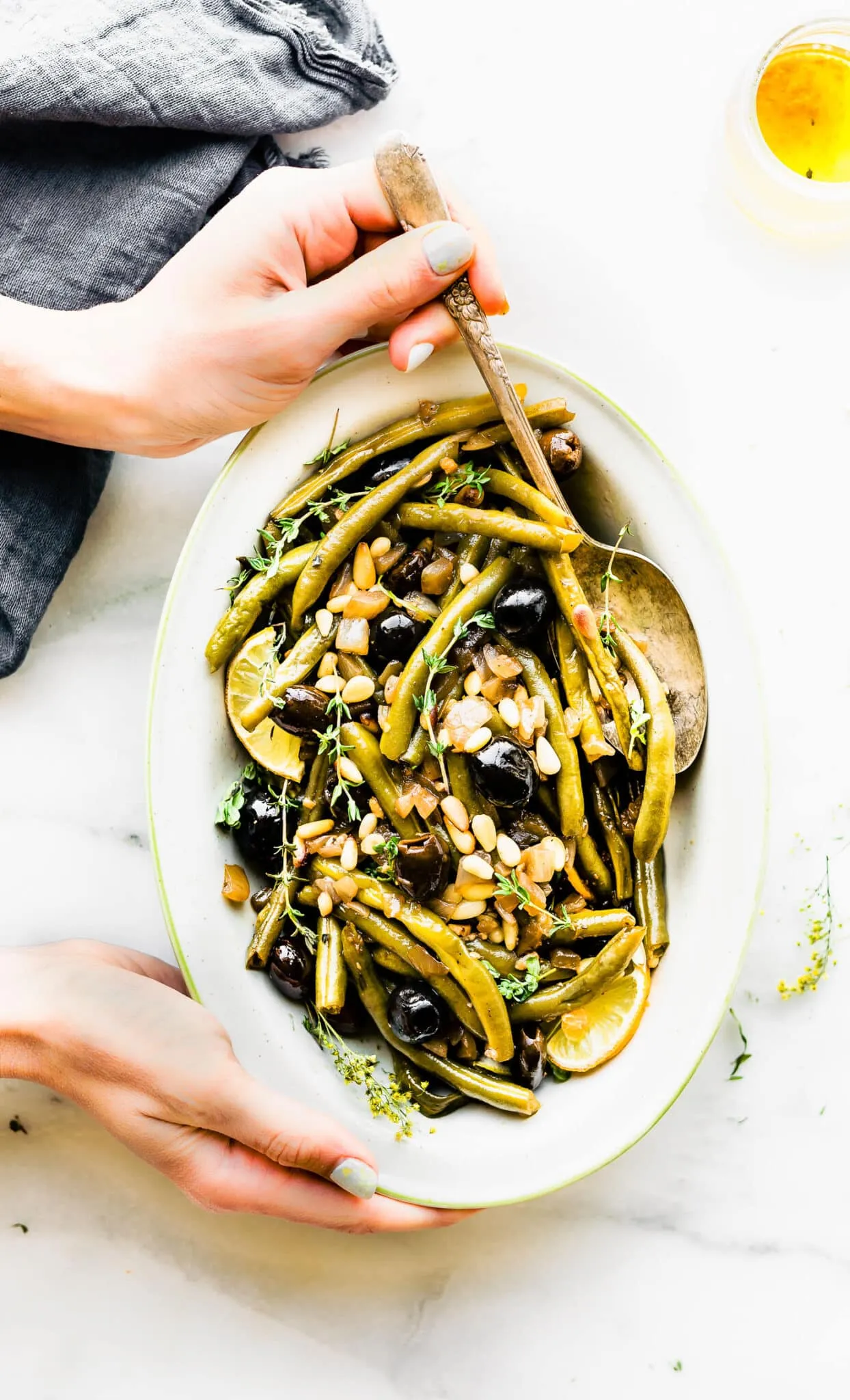 Balsamic Braised Green Beans