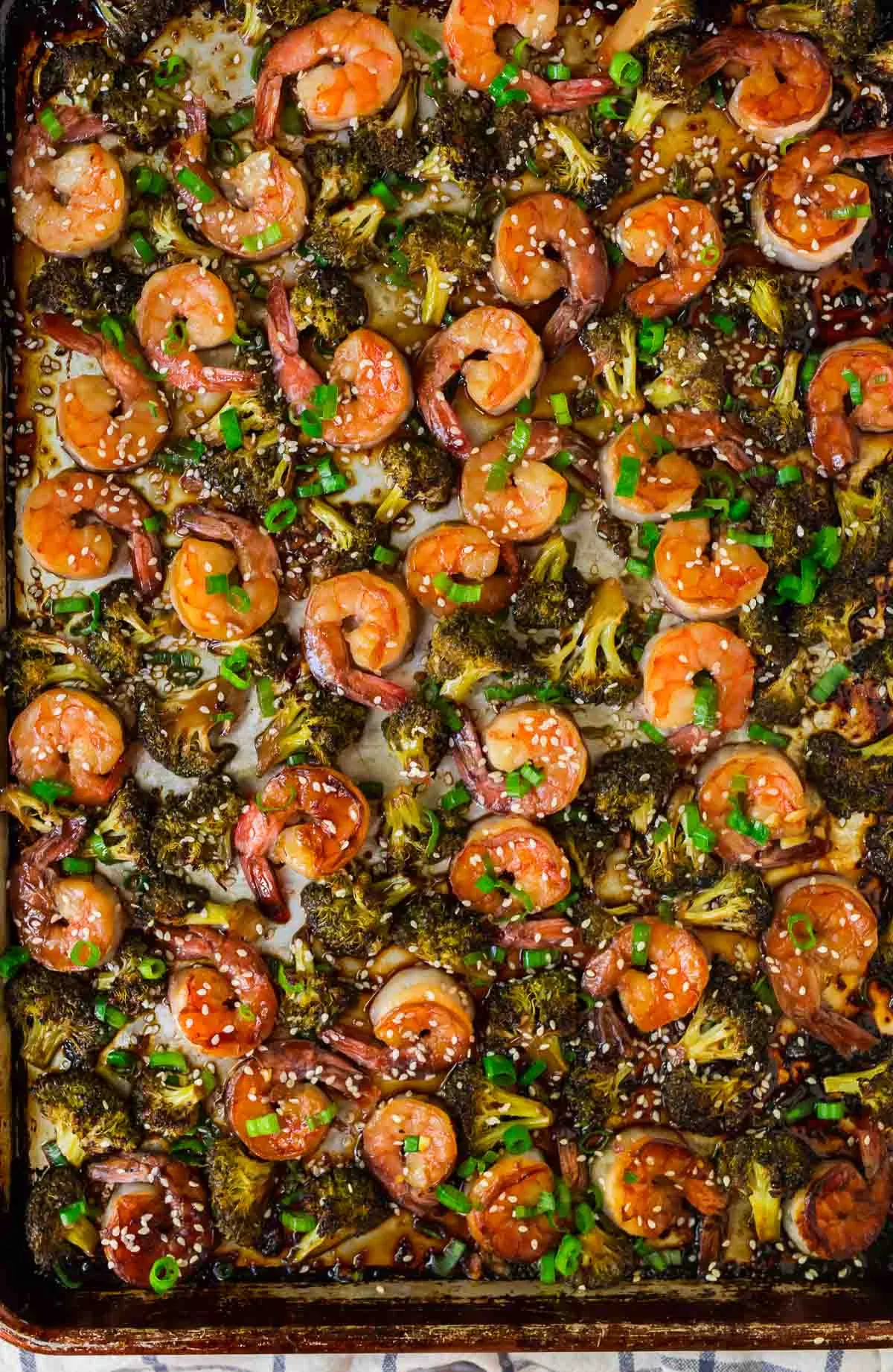 Sheet Pan Shrimp and Broccoli