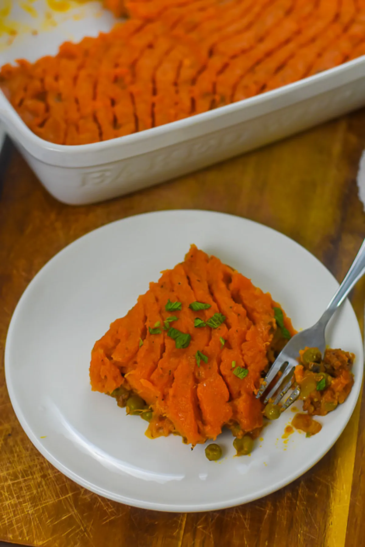 Shepherd's Pie with Lamb and Sweet Potato