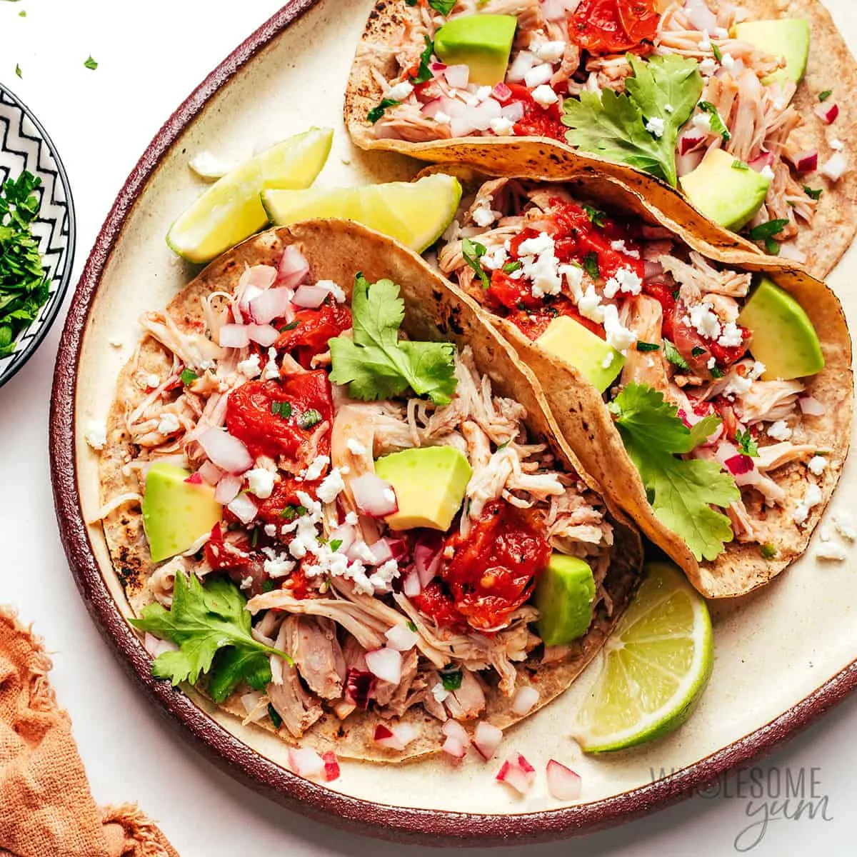 Shredded Chicken Tacos