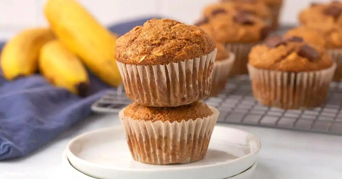 Banana Applesauce Muffins
