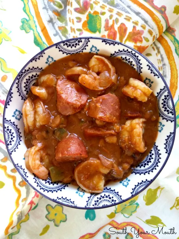 Shrimp & Sausage Cajun Beans