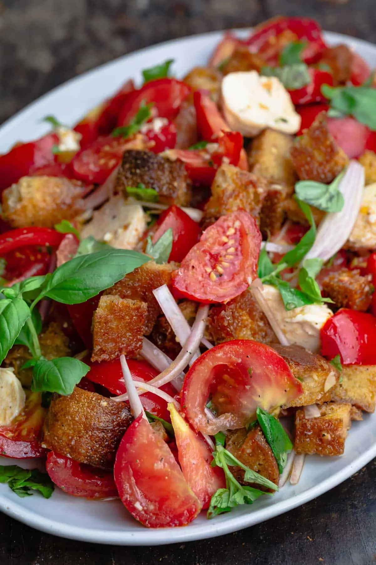 Simple Tomato Panzanella Recipe
