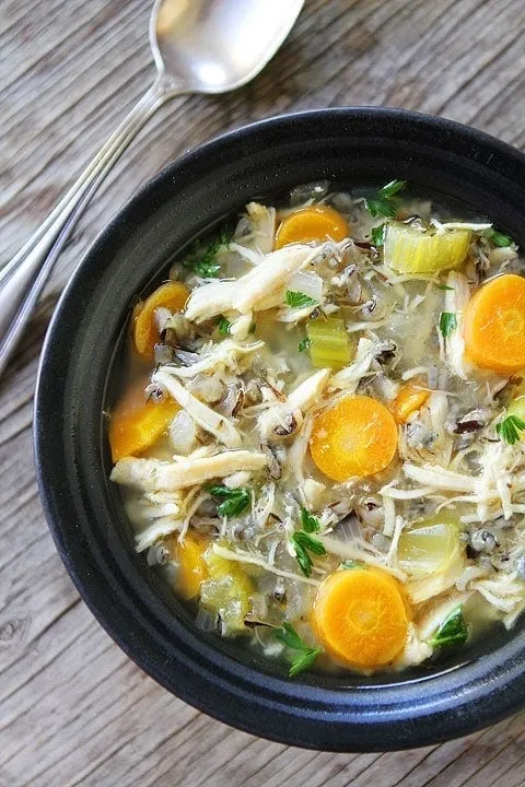 Slow Cooker Chicken and Wild Rice Soup