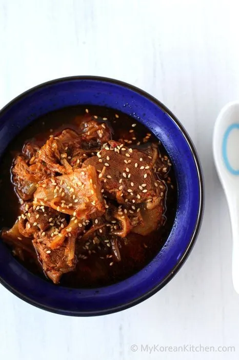 Slow Cooker Kimchi Stew with Beef