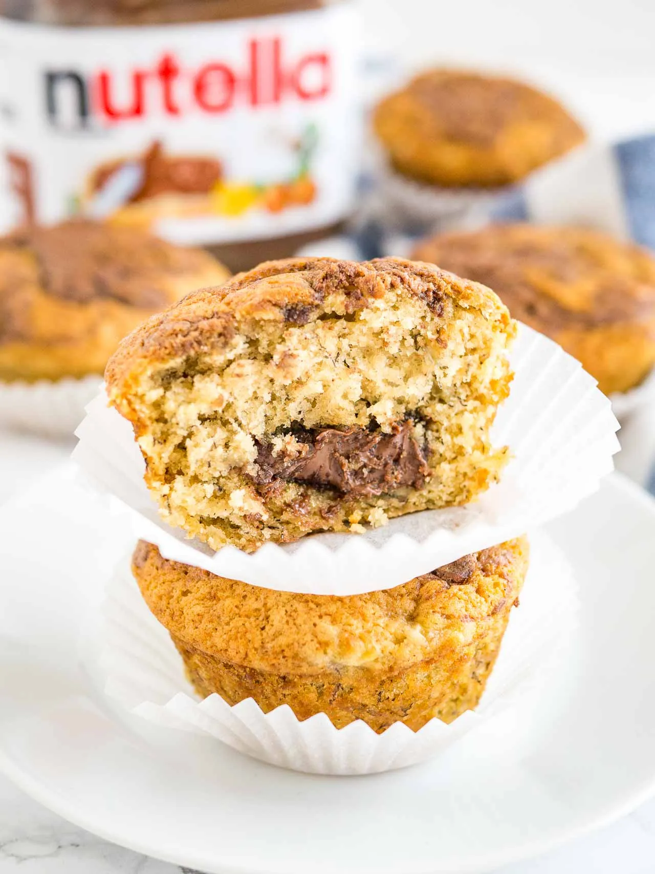 Banana Nutella Muffins