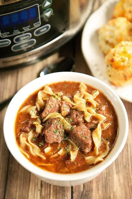 Slow Cooker Steak Soup