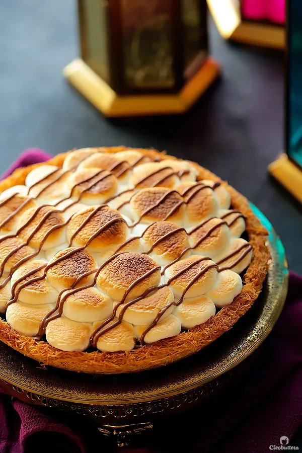 S'mores Kunafa Pie