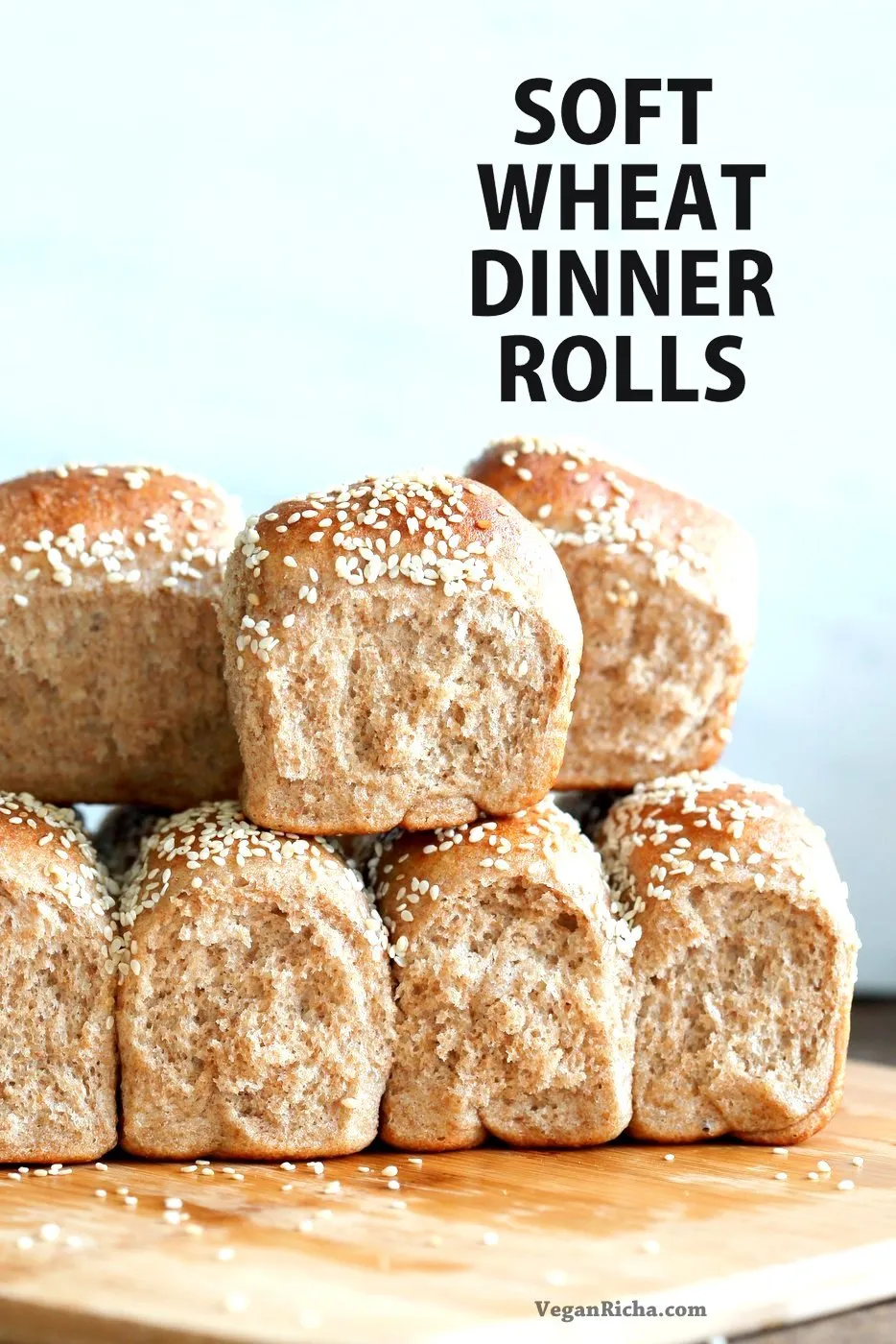 Soft Whole Wheat Dinner Rolls with Tangzhong Starter