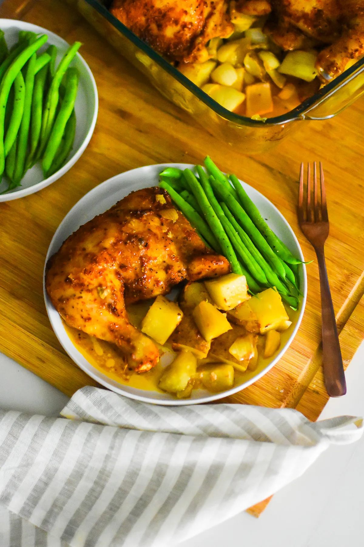 Southern Baked Chicken Dinner