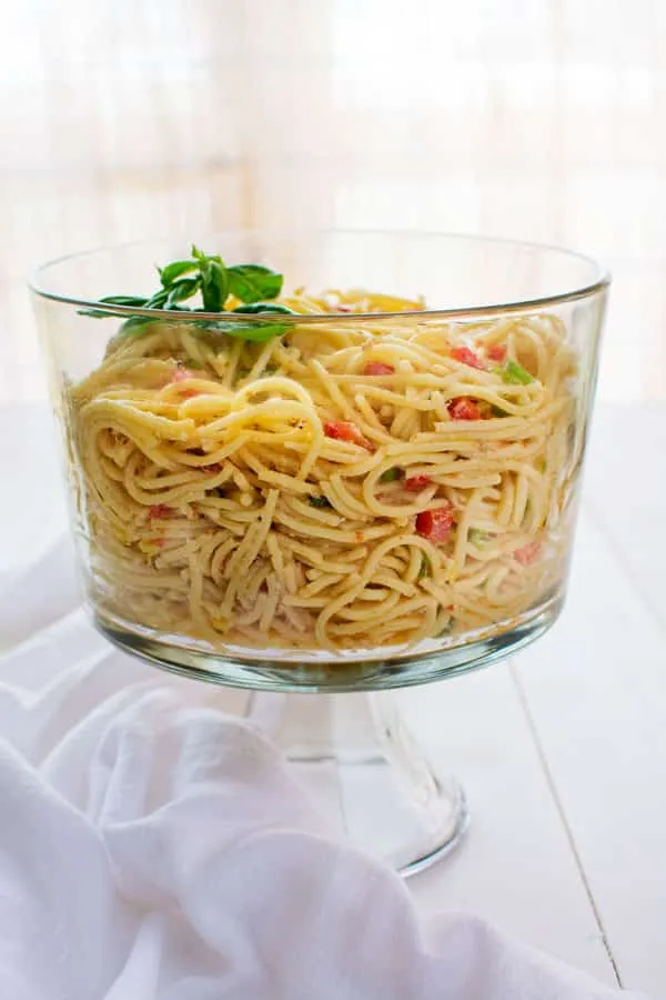 Spaghetti Salad with Italian Dressing