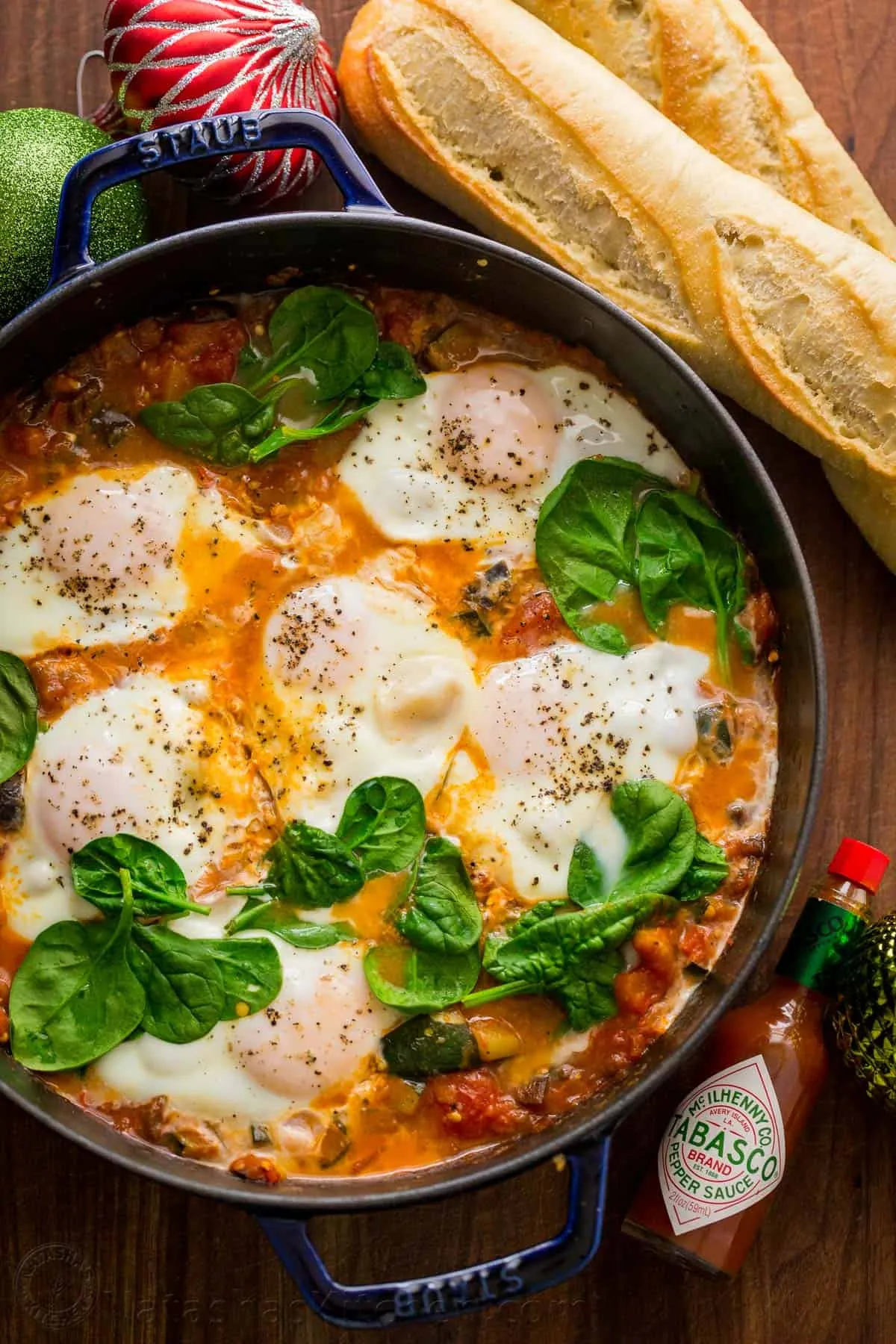 Spicy Eggplant Shakshuka Recipe