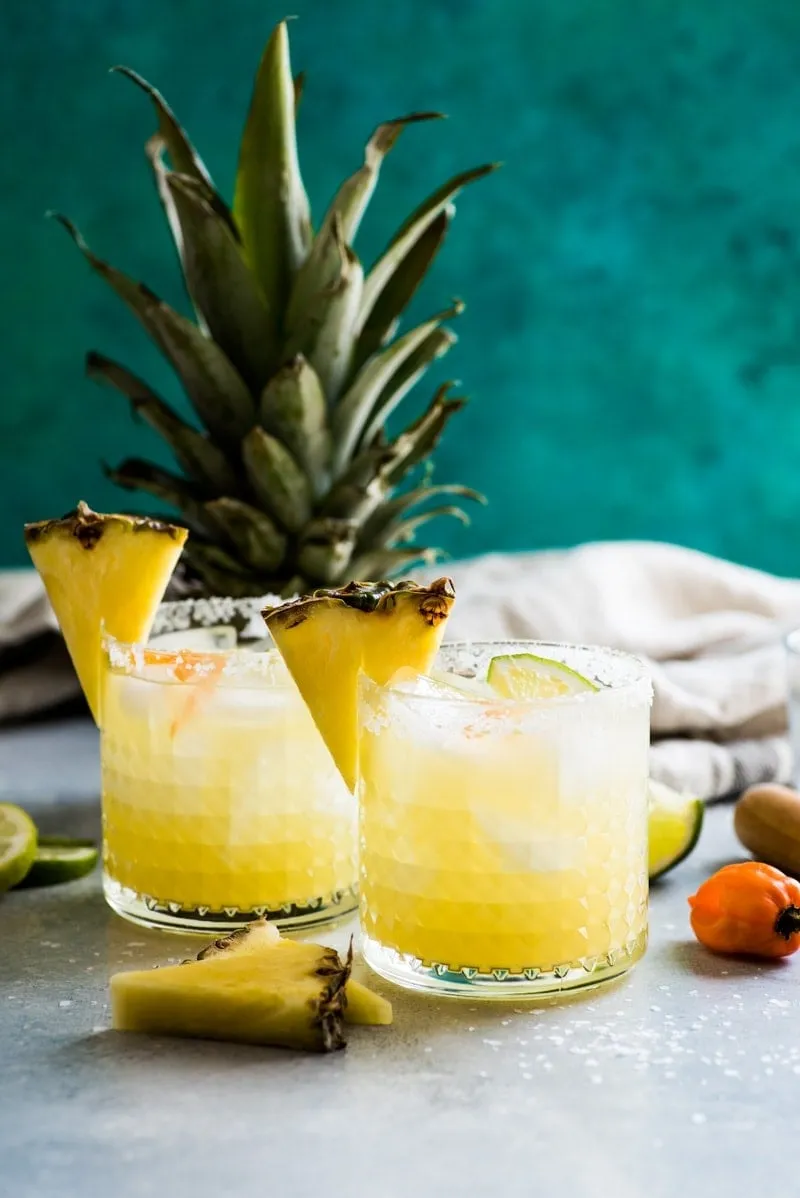 Spicy Habanero Pineapple Margarita
