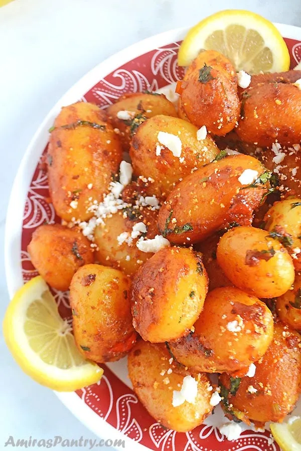 Spicy potato salad
