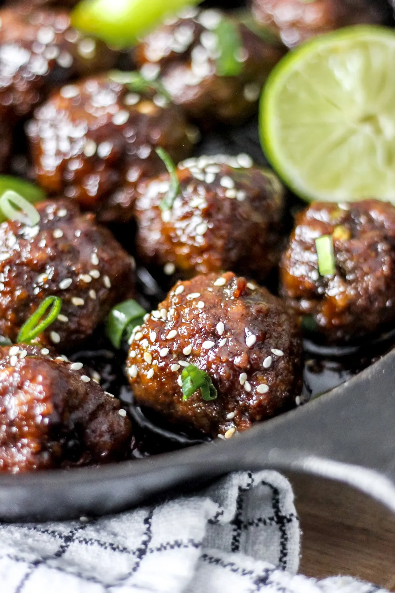 Sriracha Honey Garlic Meatballs