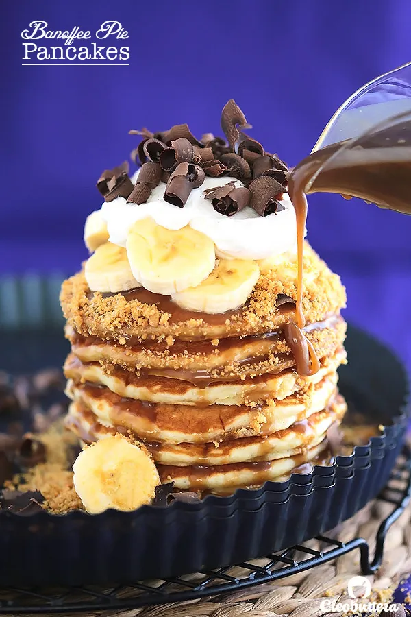 Banoffee Pie Pancakes