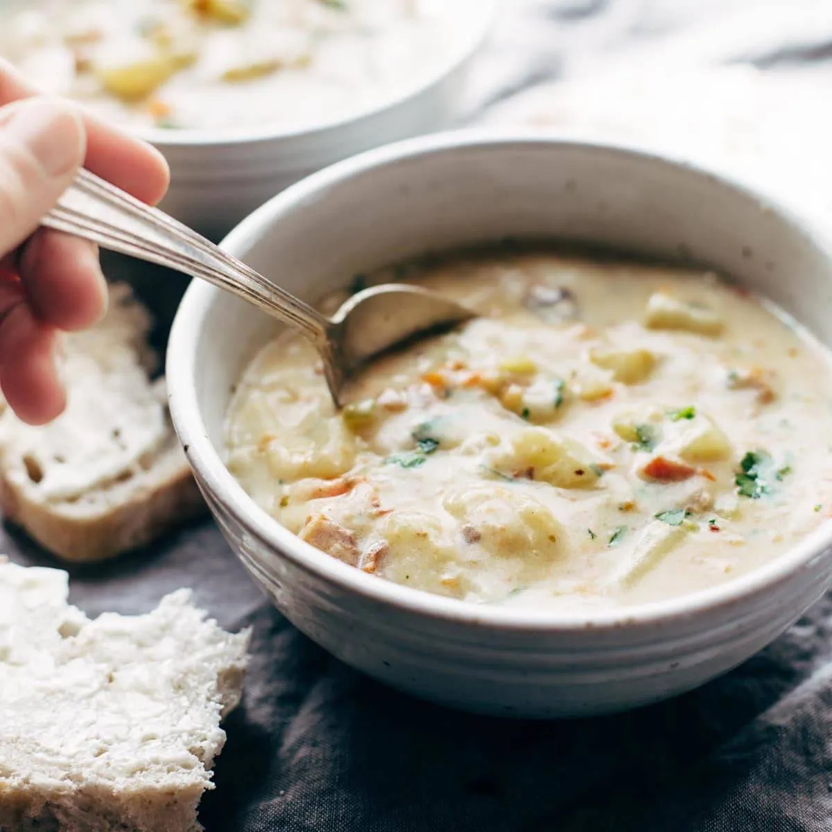 Basic + Awesome Creamy Potato Soup