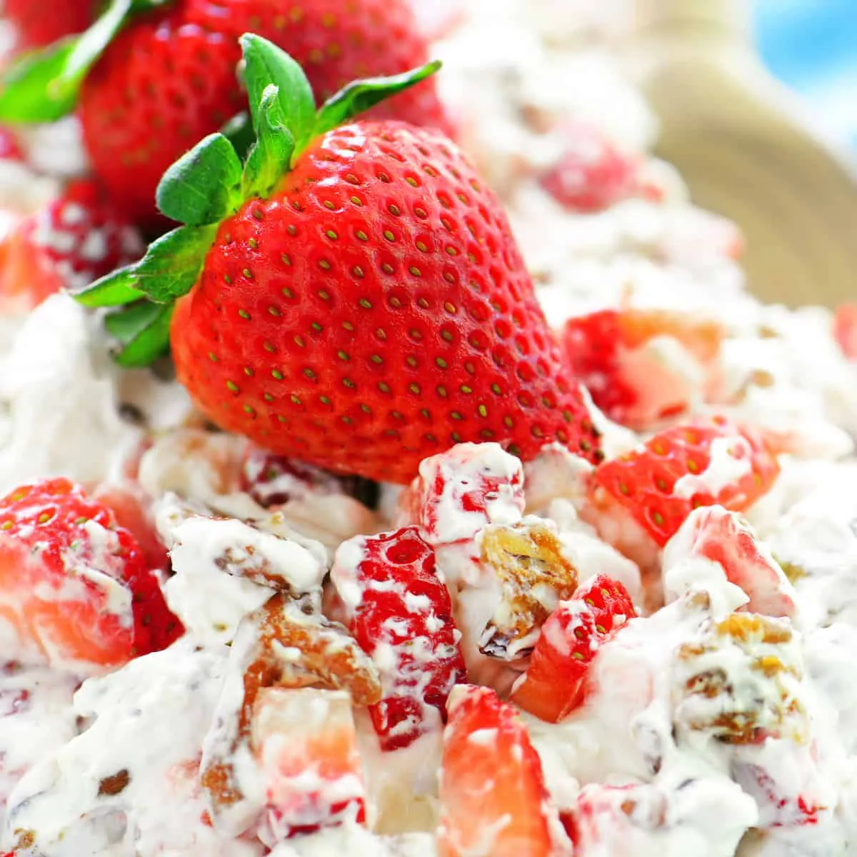 Strawberry Pecan Pretzel Salad