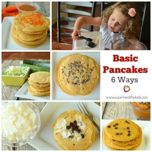 Basic Pancakes- 6 Ways