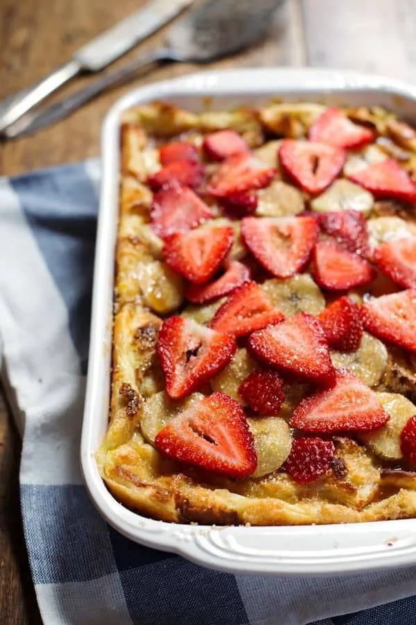 Super Easy Coconut French Toast Bake