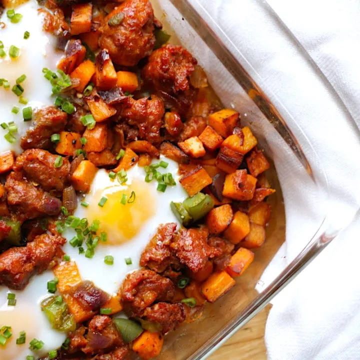 Sweet Potato Chorizo Breakfast Hash Recipe