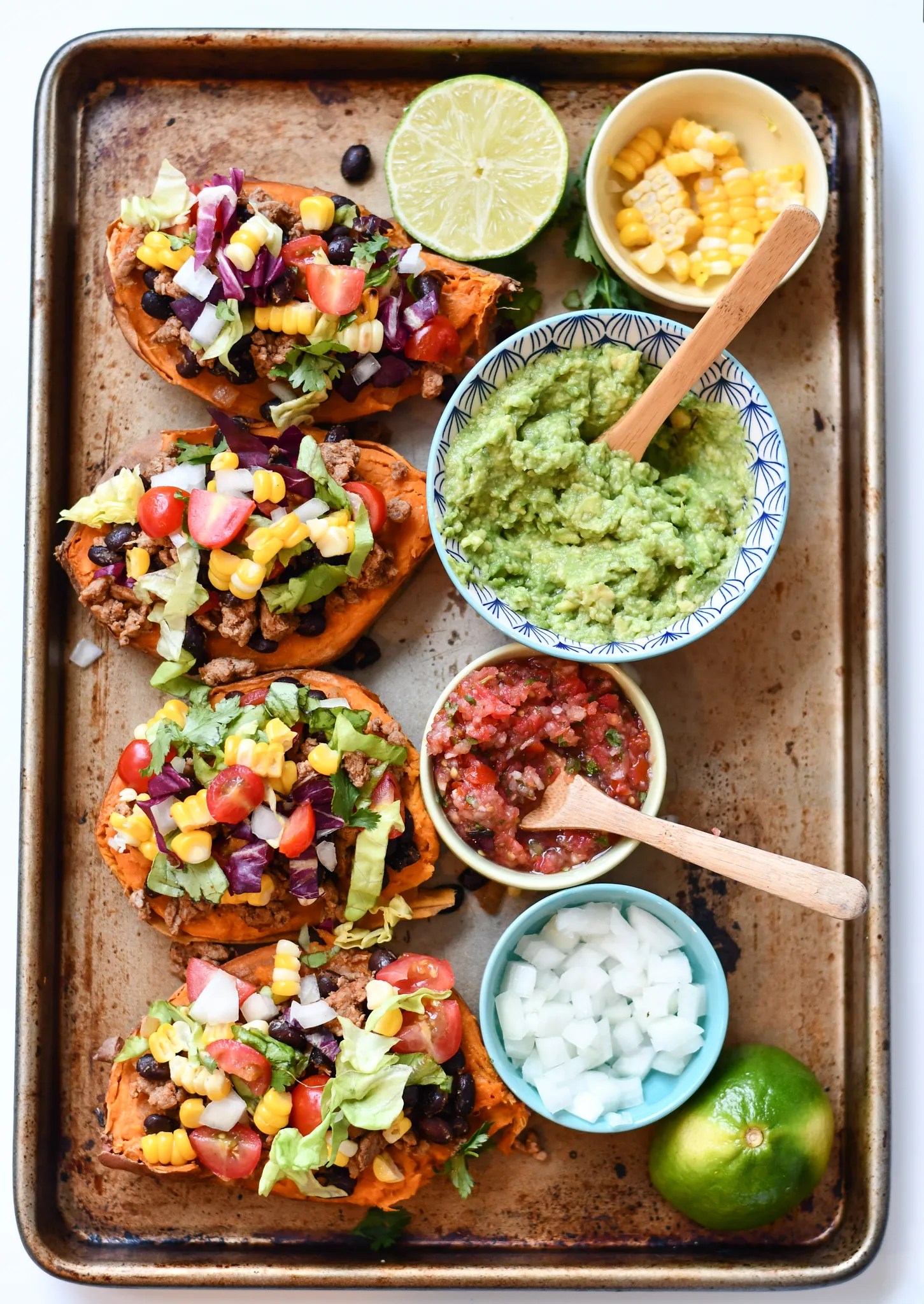 Taco Stuffed Sweet Potatoes
