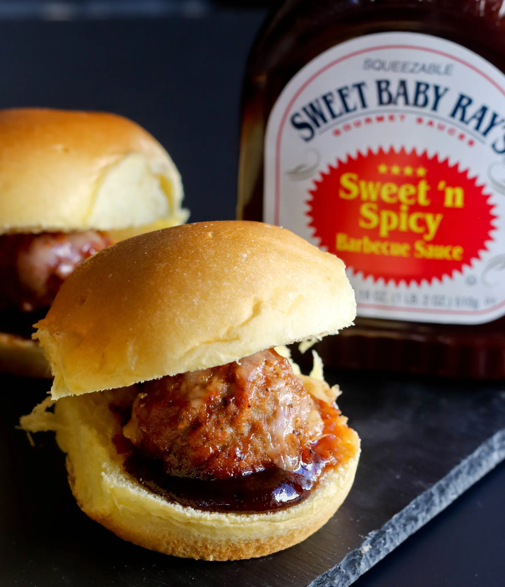 BBQ MEATBALL SLIDERS